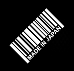Made in Japan Barcode decal